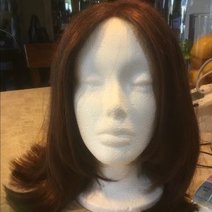 High Quality lace front Synthetic Auburn Wig.